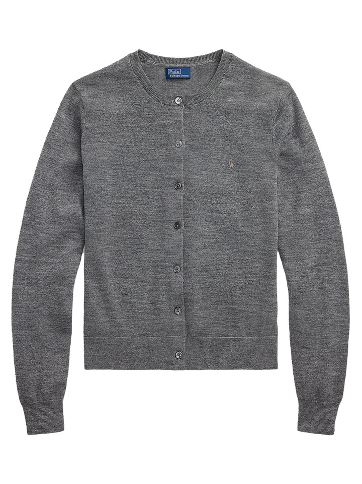 POLO Ralph Lauren Vest – Grijs-100% wol-DAMES TRUIEN & VESTEN-Grijs