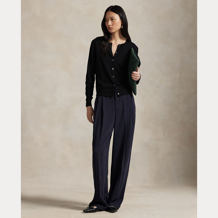 POLO Ralph Lauren Vest – Zwart-100% wol-DAMES TRUIEN & VESTEN-Zwart