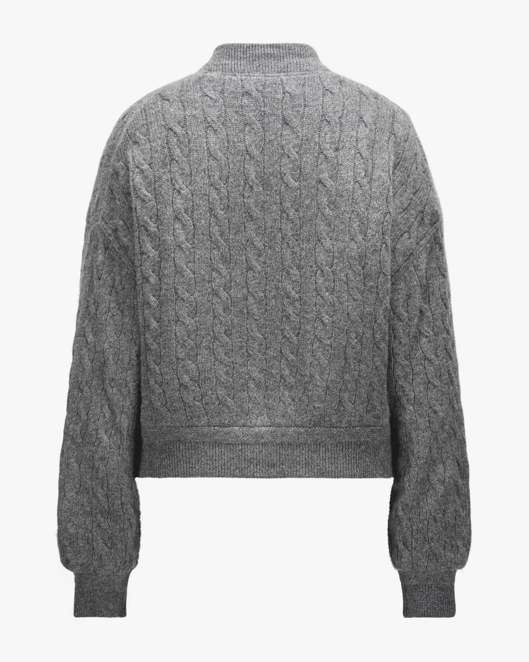 POLO Ralph Lauren Wollen Jack – Grijs-90% wol, 10% kashmier-DAMES JASSEN & JACKS-Grijs