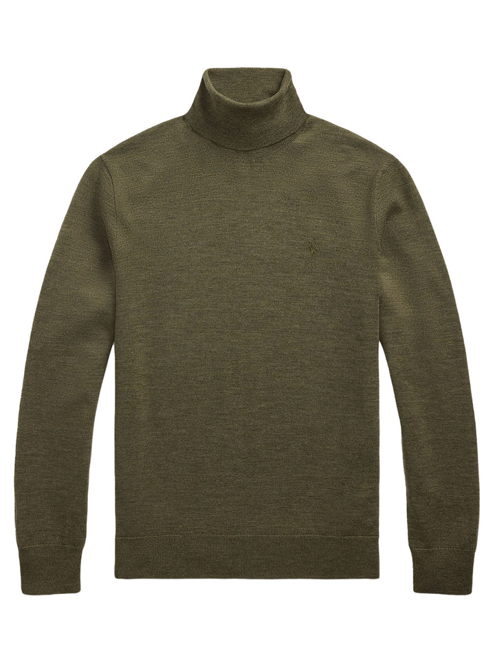 POLO Ralph Lauren Wollen Trui – Groen-100% wol-HEREN TRUIEN & VESTEN-Groen