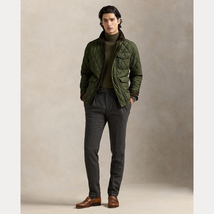 POLO Ralph Lauren Wollen Trui – Groen-100% wol-HEREN TRUIEN & VESTEN-Groen