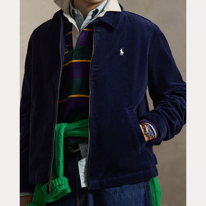 POLO Ralph Lauren Wynton Corduroy Jack – Blauw-100% katoen-HEREN JASSEN & JACKS-Blauw