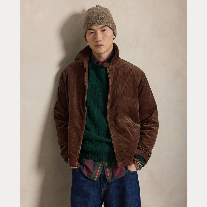 POLO Ralph Lauren Wynton Corduroy Jack – Bruin-100% katoen-HEREN JASSEN & JACKS-Bruin