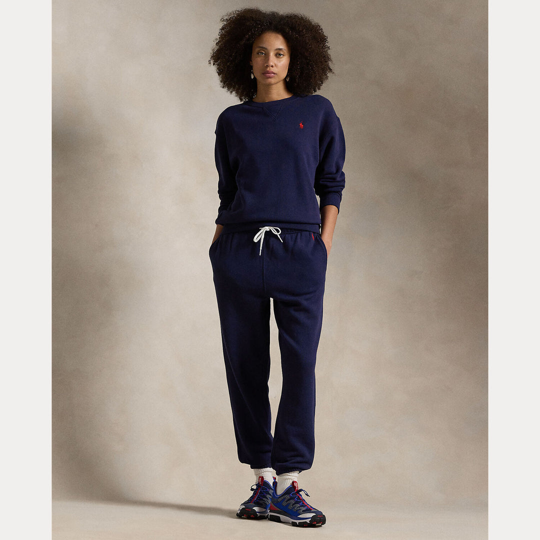 POLO Ralph Lauren Zipped Sweater – Cobalt Blue-84% katoen, 18% polyester-DAMES TRUIEN & VESTEN-Blauw