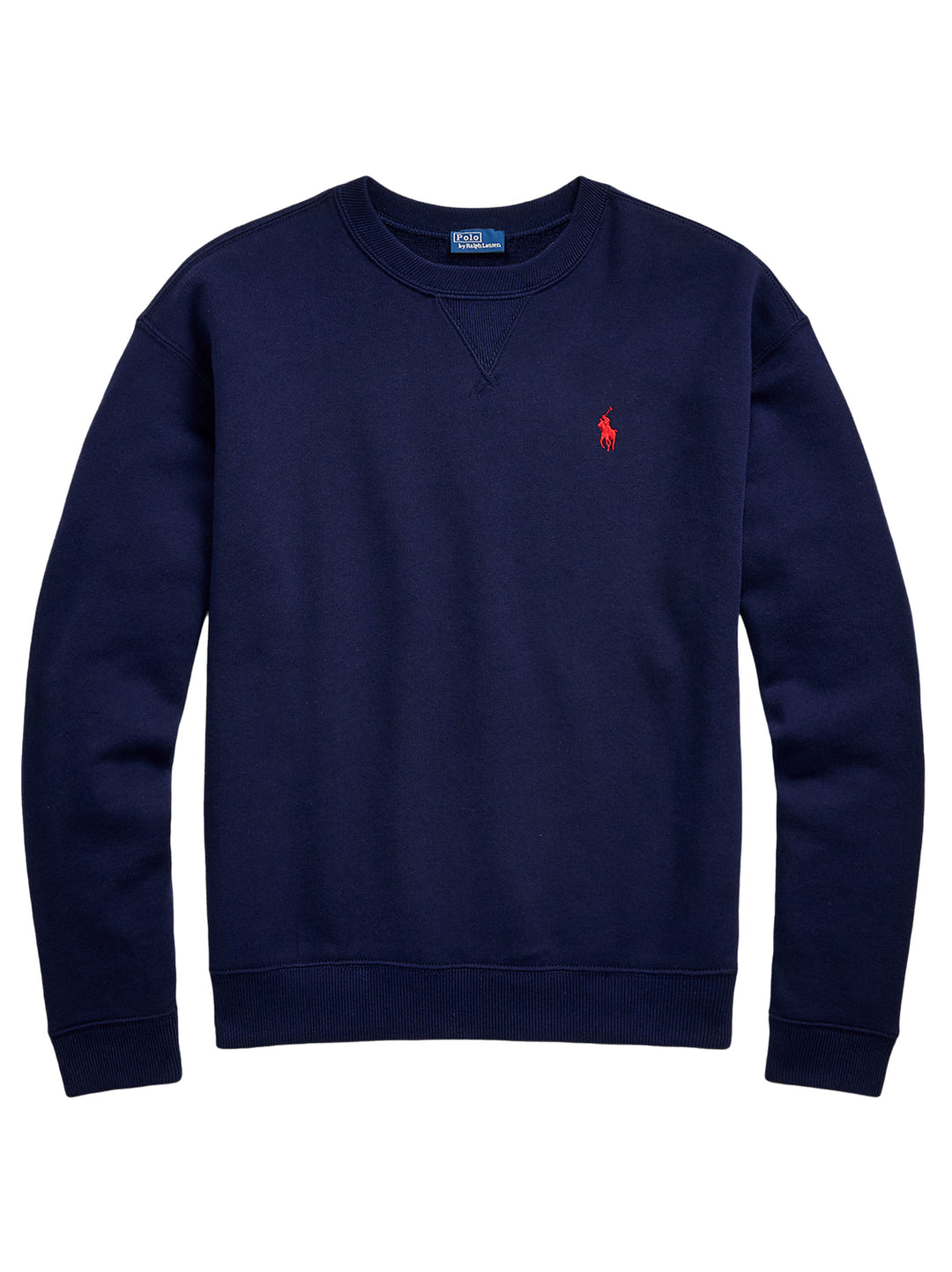 POLO Ralph Lauren Zipped Sweater – Cobalt Blue-84% katoen, 18% polyester-DAMES TRUIEN & VESTEN-Blauw