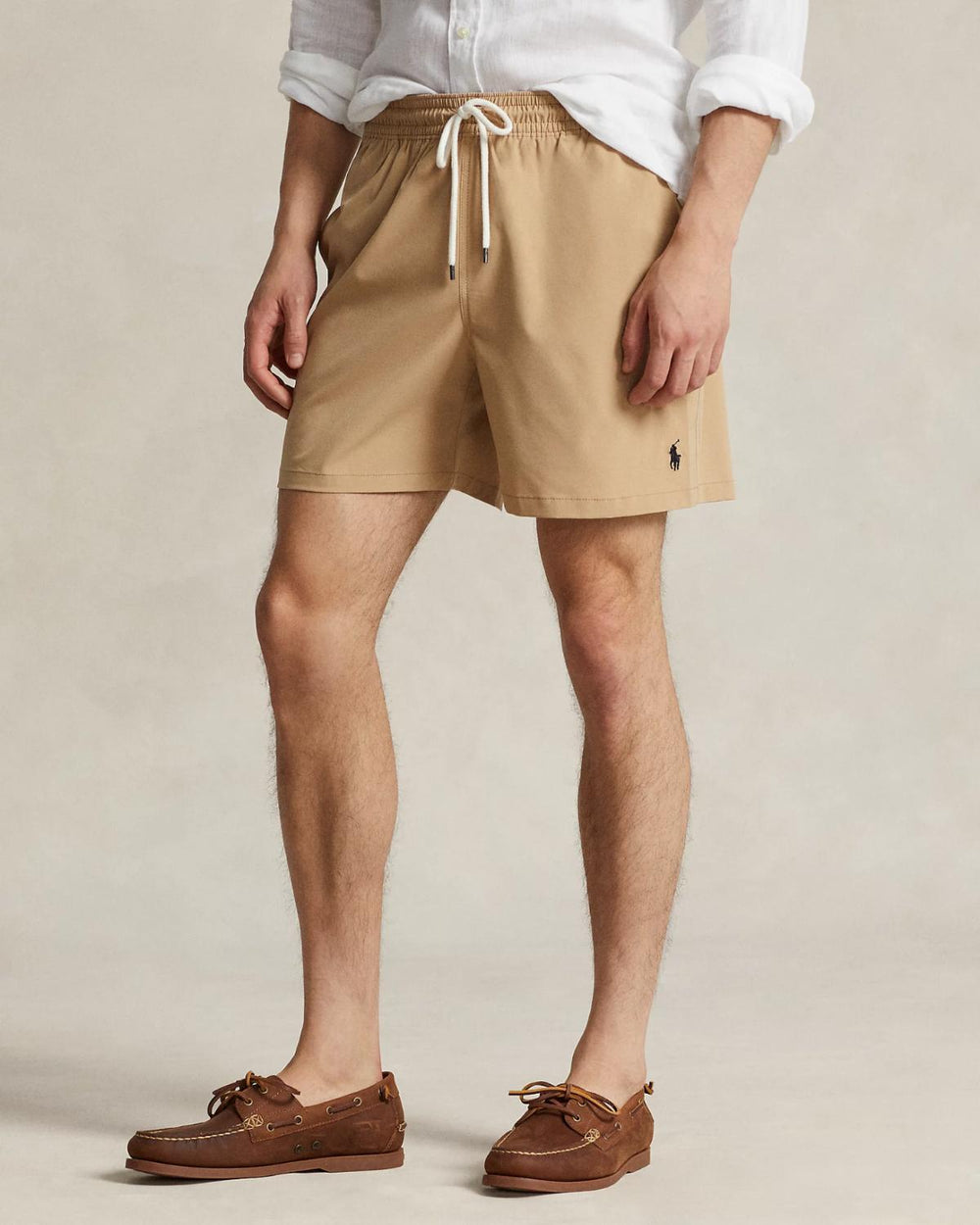 POLO Ralph Lauren zwembroek-90% polyester, 10% elasthaan-HEREN ONDER- EN BADMODE-Beige