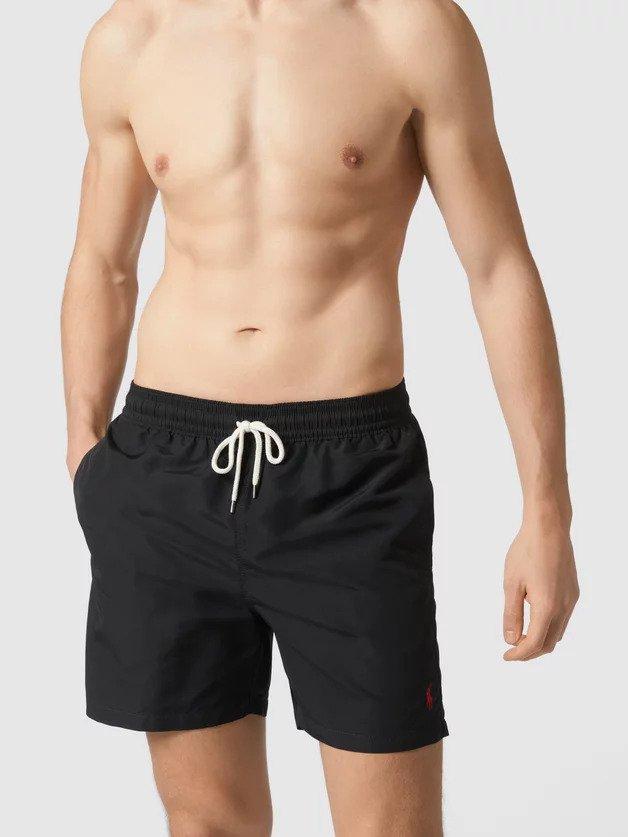 POLO Ralph Lauren zwembroek-90% polyester, 10% elasthaan-HEREN ONDER- EN BADMODE-Zwart