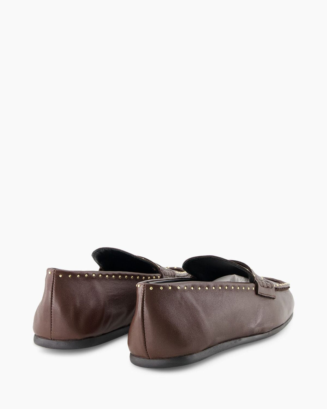Posa Bardot Loafer Studs – Rood-DAMES SCHOENEN-Rood