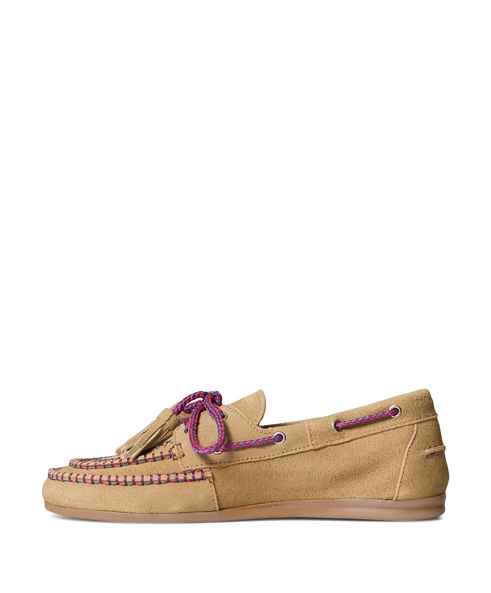 Posa Boat Loafer Fringe – Bruin-DAMES SCHOENEN-Bruin