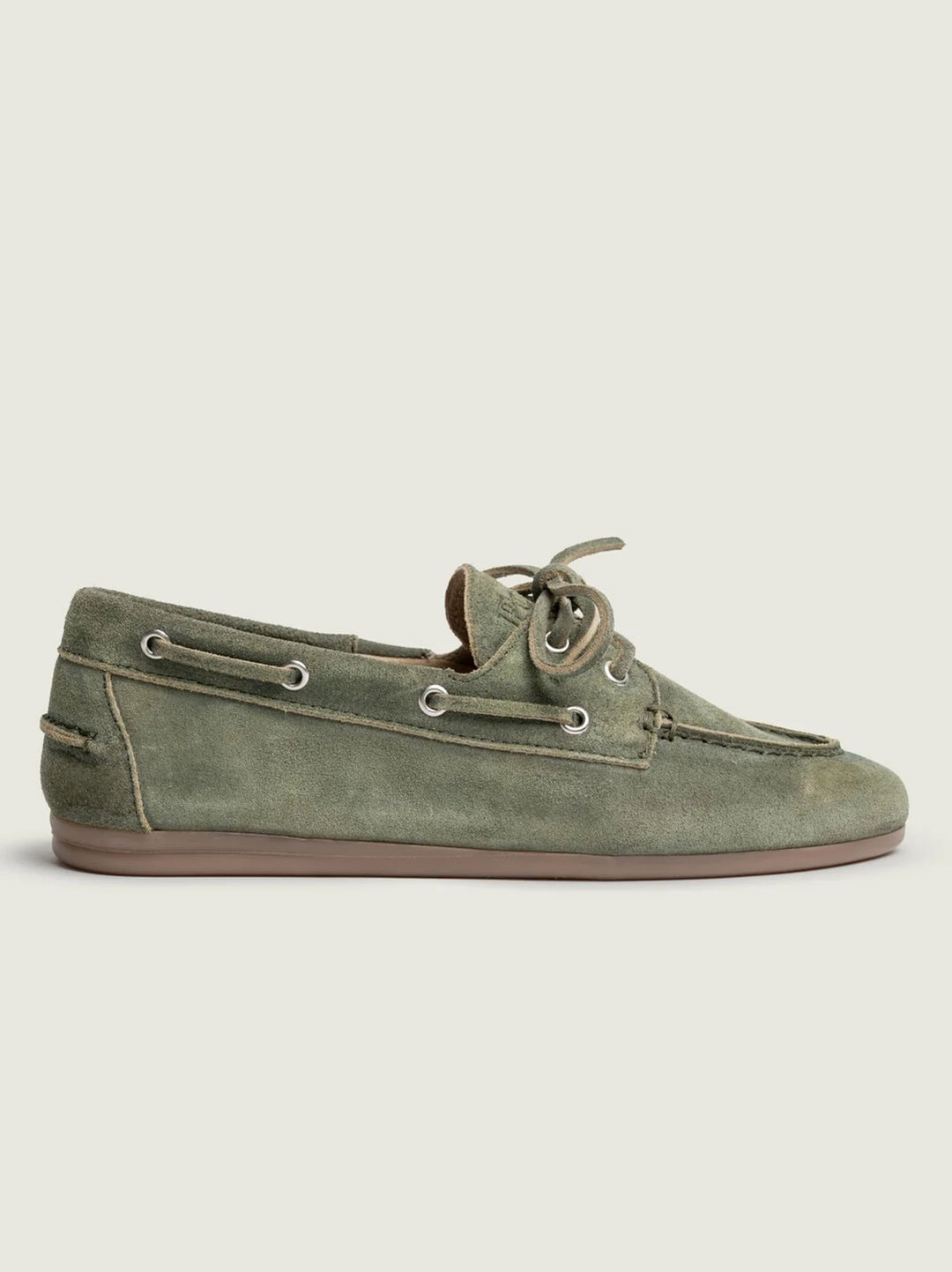 Posa Boat Loafer – Khaki-DAMES SCHOENEN-Groen