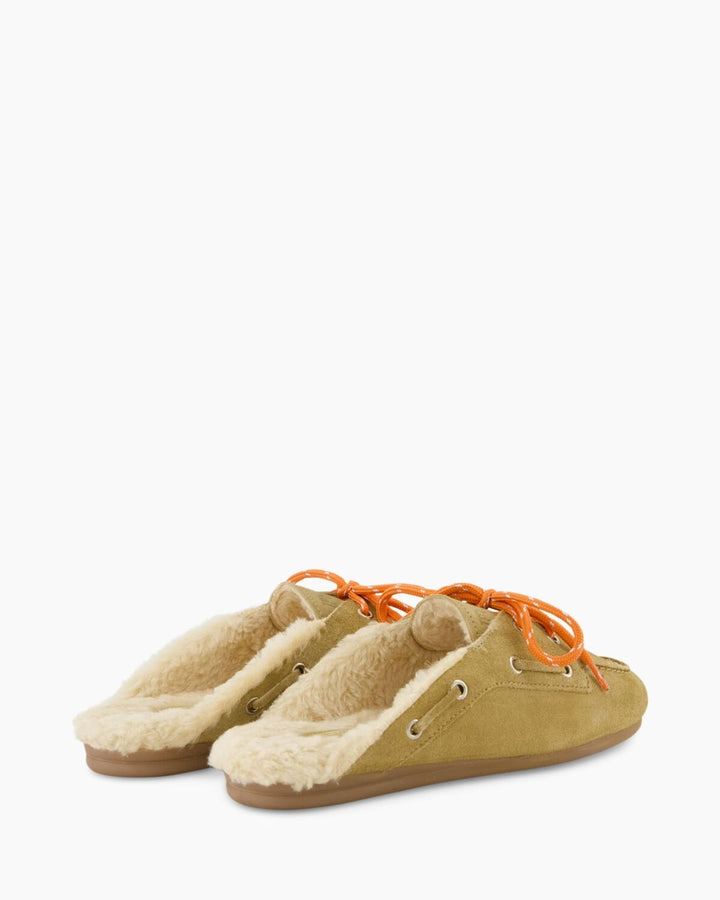 Posa – Boat Loafer Mule Desert Tan-DAMES SCHOENEN-Bruin