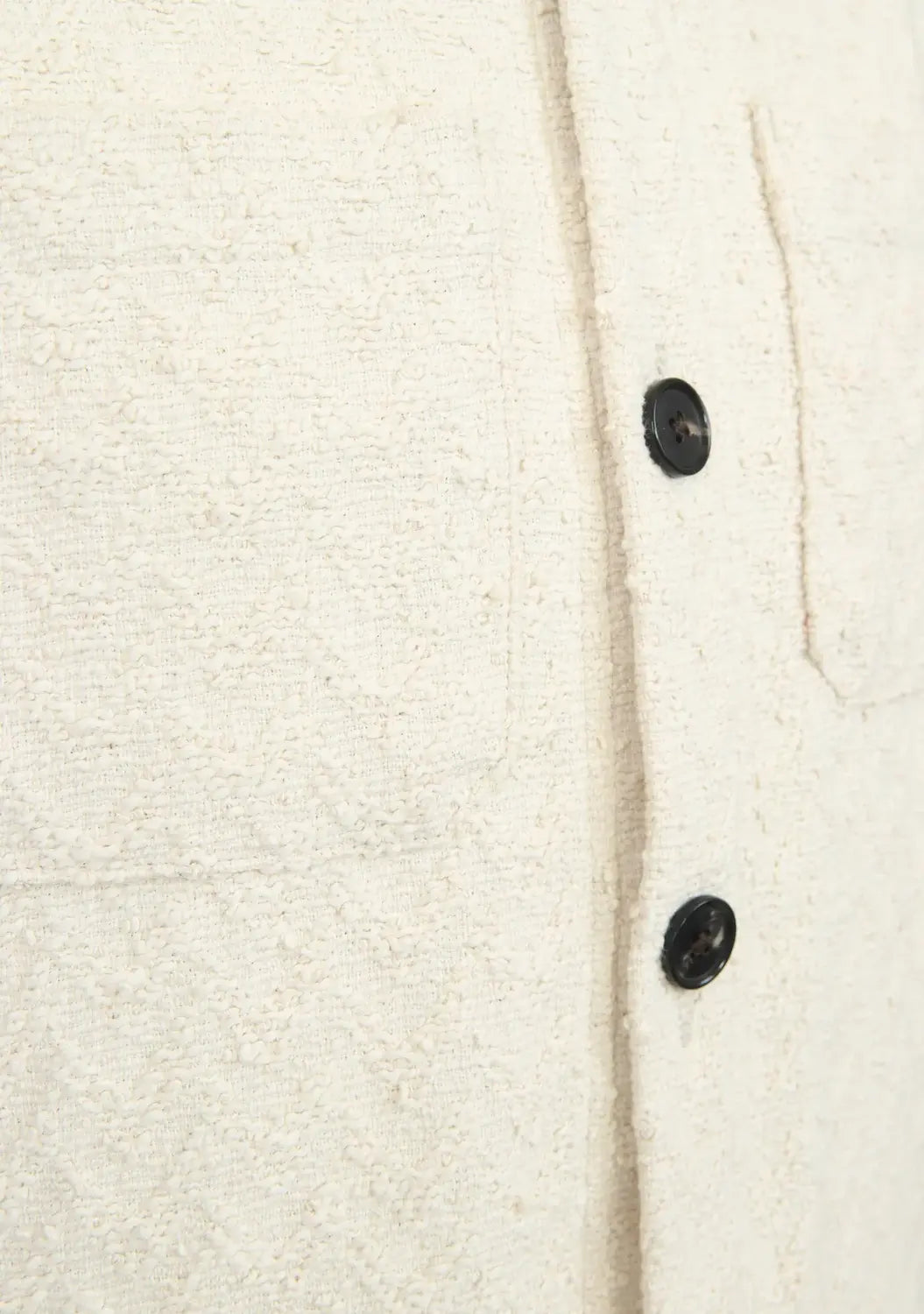 Produomo off white overshirt-95% Katoen<br />5% Polyamide-HEREN SHIRTS-Room