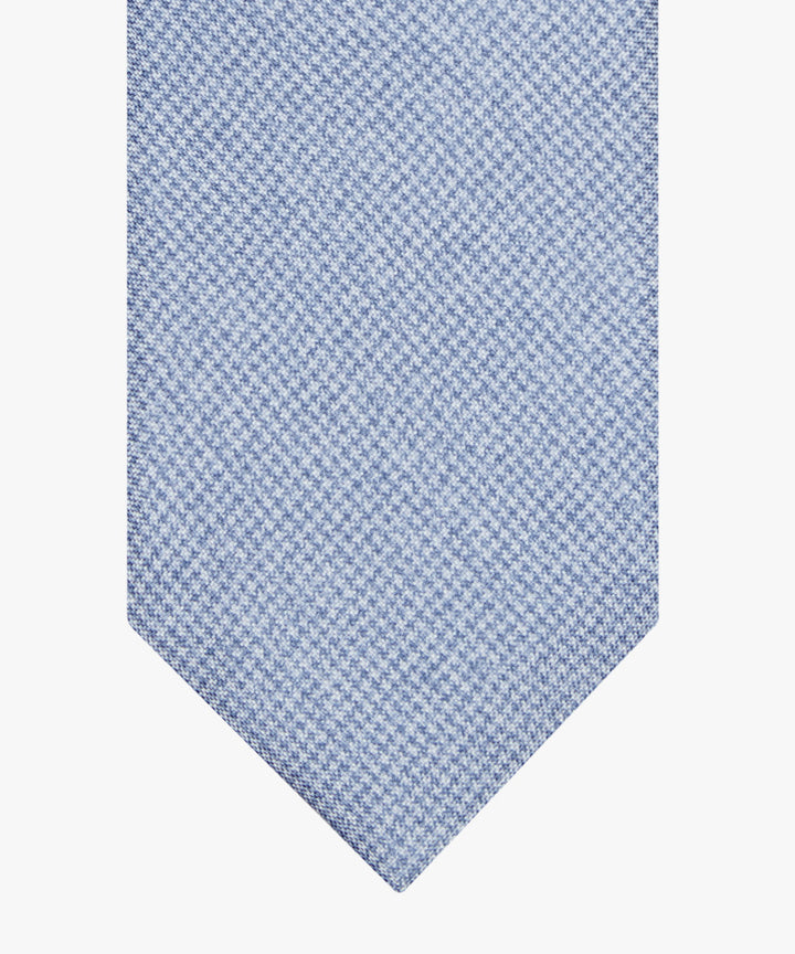 Profuomo blauwe stropdas-100% zijde-HEREN DAS/ STRIK/POCHETTE-Blauw