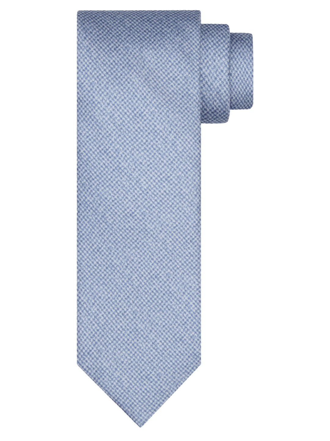 Profuomo blauwe stropdas-100% zijde-HEREN DAS/ STRIK/POCHETTE-Blauw