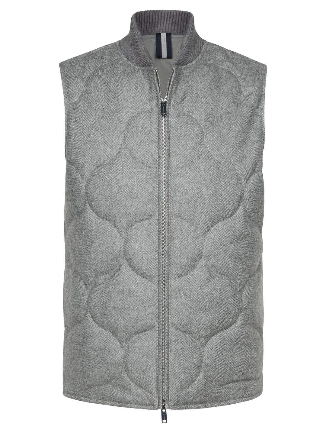 Profuomo Bodywarmer – Grijs-100% wol-HEREN JASSEN & JACKS-Grijs