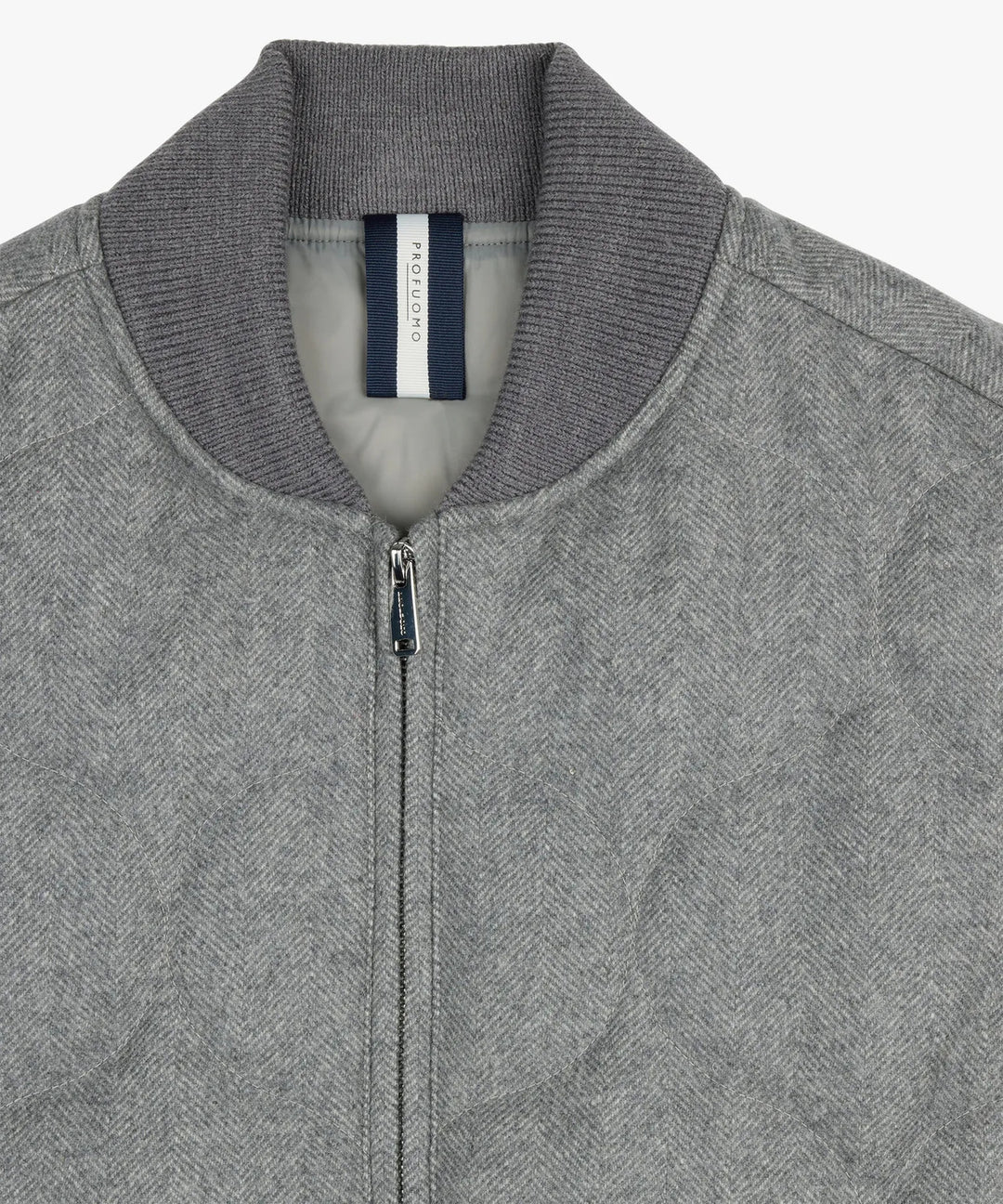 Profuomo Bodywarmer – Grijs-100% wol-HEREN JASSEN & JACKS-Grijs