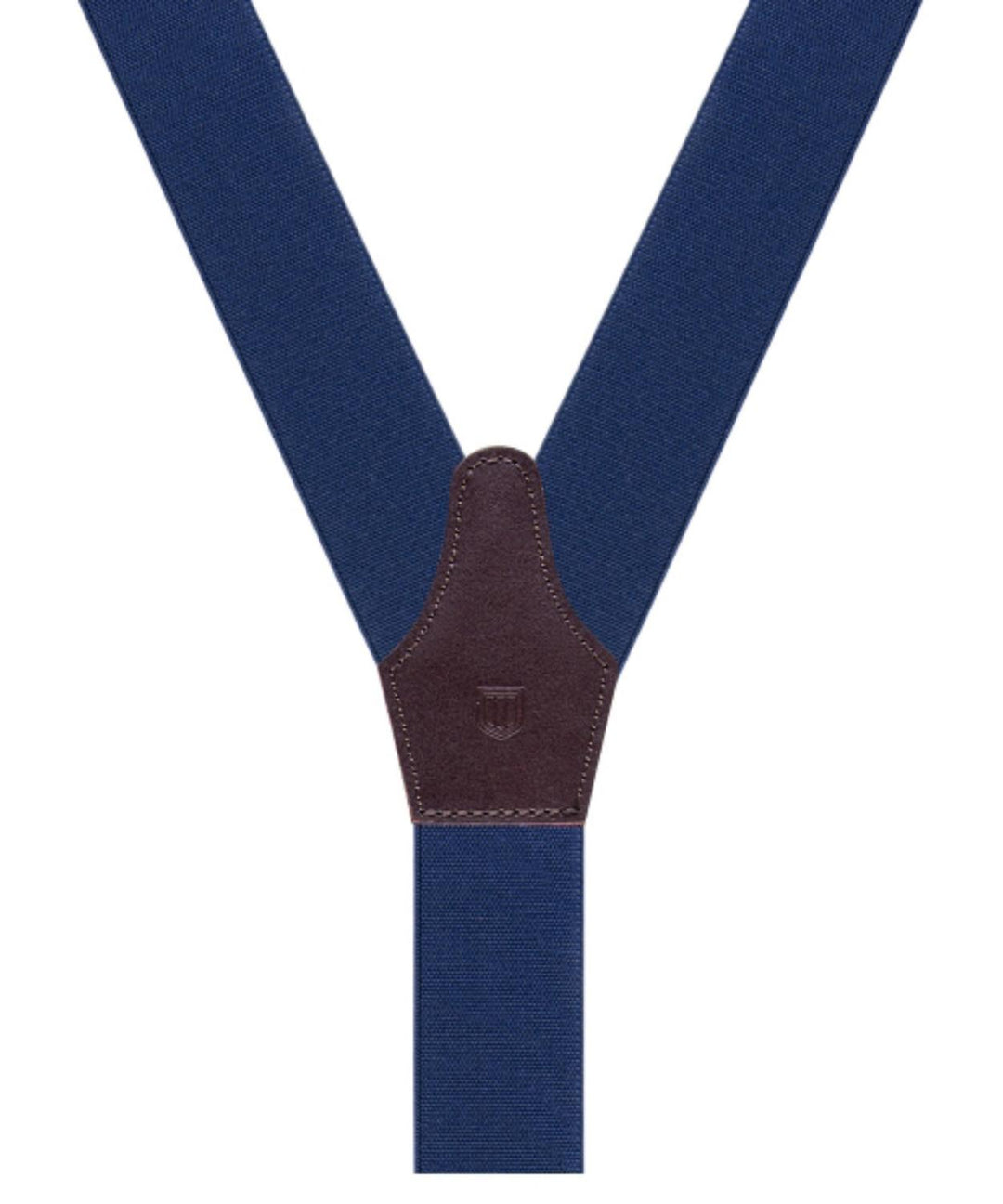 Profuomo bretels-72% polyester, 16% elastodiene, 10% leer, 2% polyamide.-HEREN ACCESSOIRES-Blauw