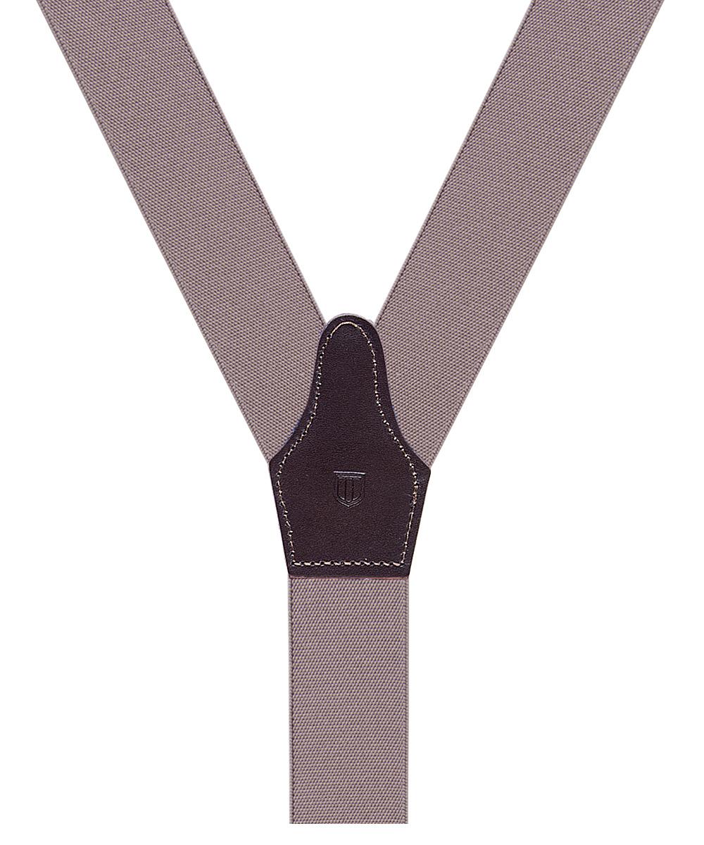 Profuomo bretels-75% polyester, 15% elastaan, 10% leer-HEREN ACCESSOIRES-Beige