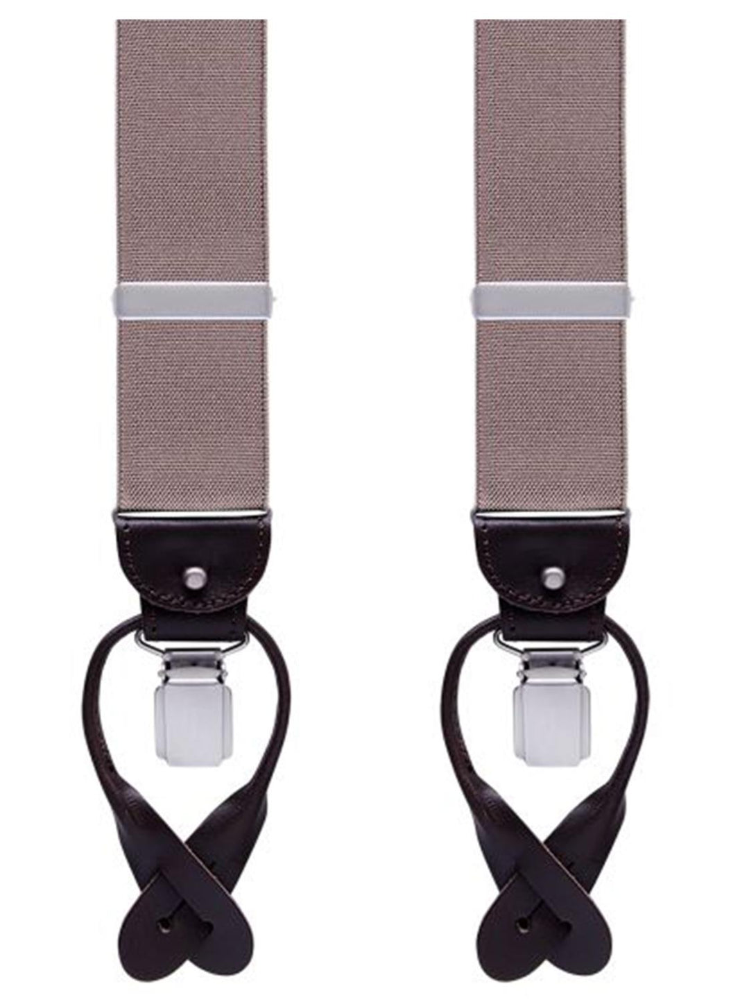 Profuomo bretels-82% polyester, 18% elasthaan-HEREN ACCESSOIRES-Beige