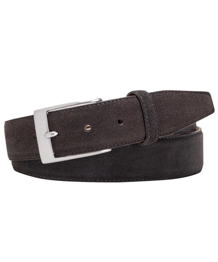 Profuomo bruin suède riem-100% leer-HEREN SCHOENEN & RIEMEN-Bruin