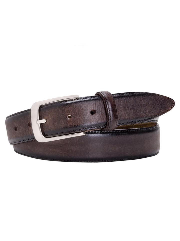 Profuomo bruine leren riem-100% leer-HEREN SCHOENEN & RIEMEN-Bruin