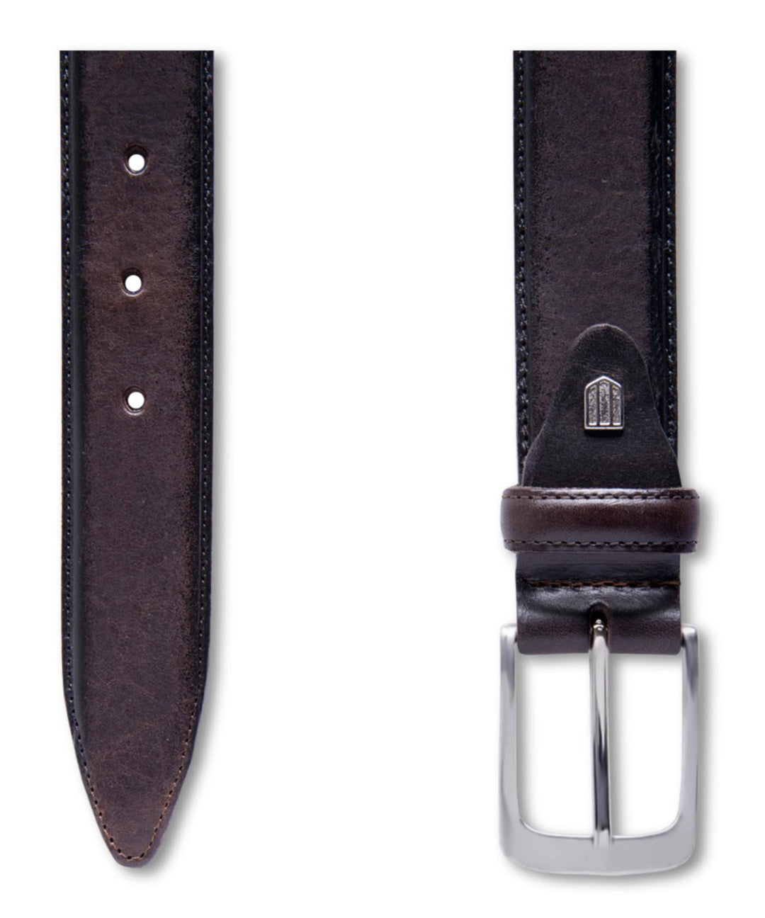 Profuomo bruine leren riem-100% leer-HEREN SCHOENEN & RIEMEN-Bruin