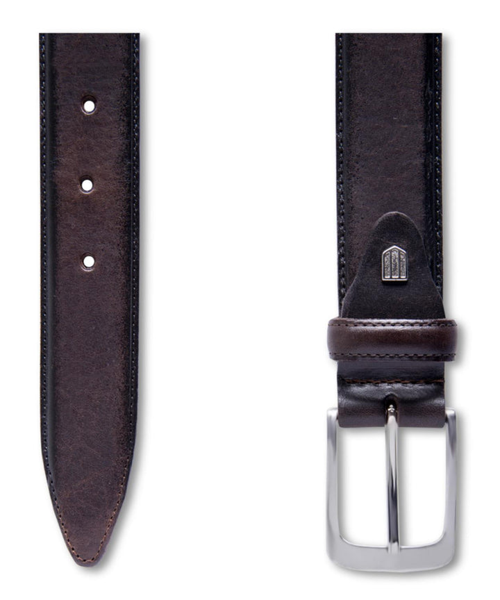 Profuomo bruine leren riem-100% leer-HEREN SCHOENEN & RIEMEN-Bruin