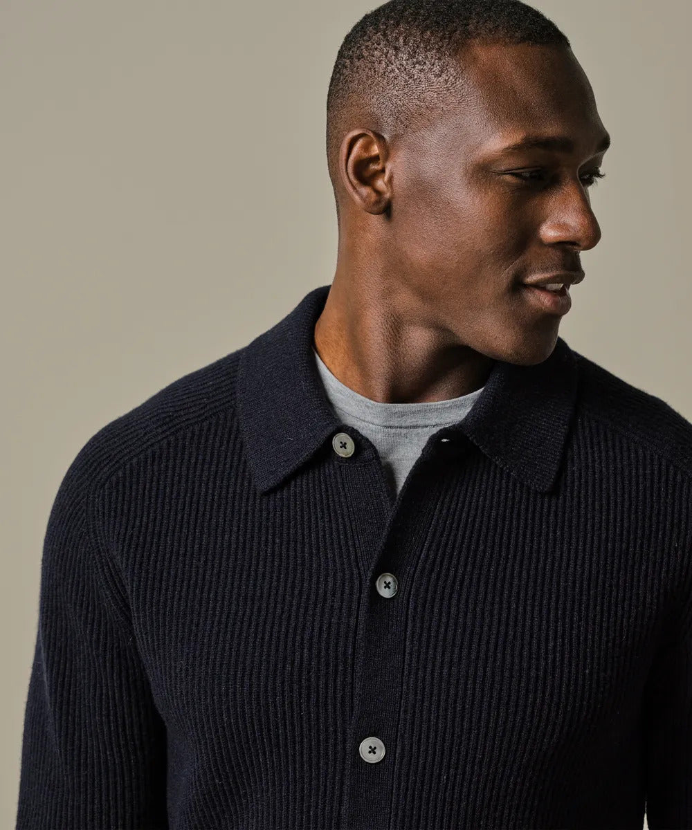 Profuomo Buitenvest – Blauw-100% wol-HEREN JASSEN & JACKS-Blauw