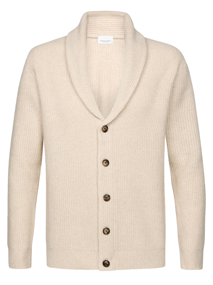 Profuomo Buttoned Cardigan – Room-80% wol, 20% polyamide-HEREN TRUIEN & VESTEN-Room