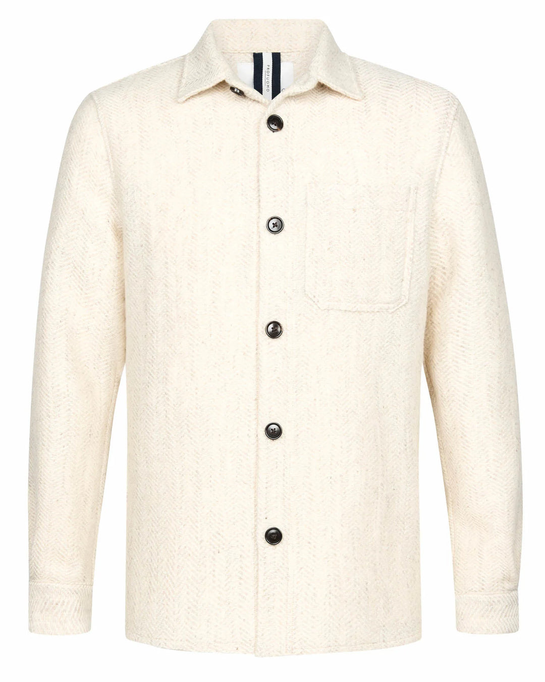 Profuomo Casual Overshirt – Roomwit-100% wol-HEREN SHIRTS-Room