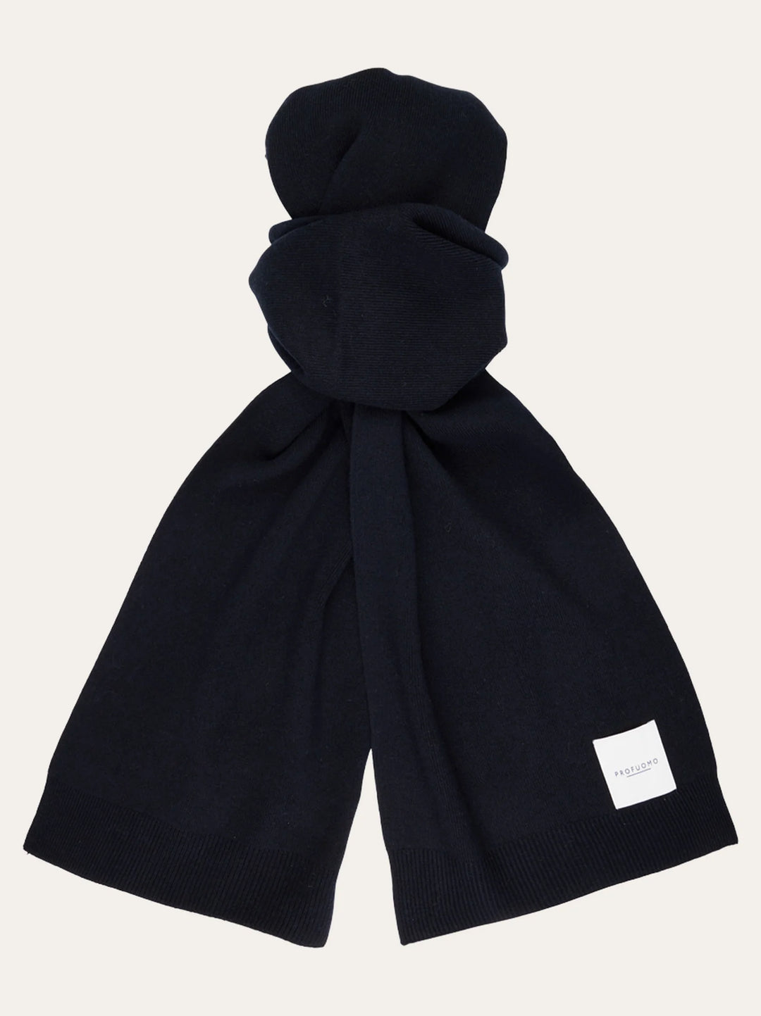 Profuomo Gebreide Wollen Sjaal – Blauw-50% wol, 30% polyamide, 20% modaal-HEREN ACCESSOIRES-Blauw
