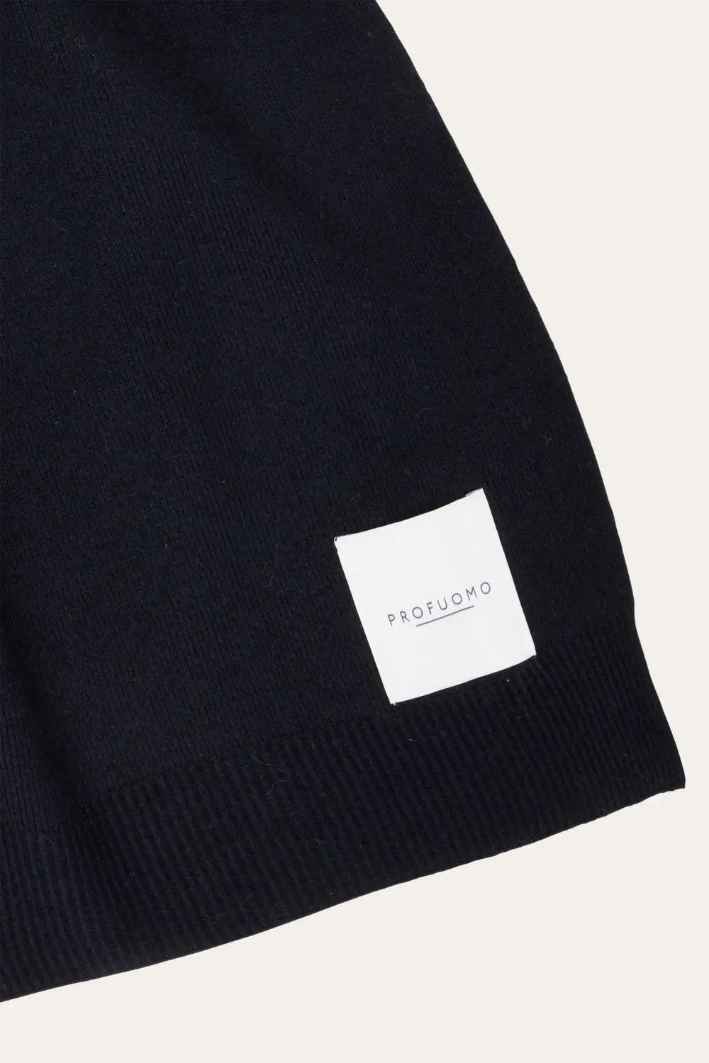 Profuomo Gebreide Wollen Sjaal – Blauw-50% wol, 30% polyamide, 20% modaal-HEREN ACCESSOIRES-Blauw