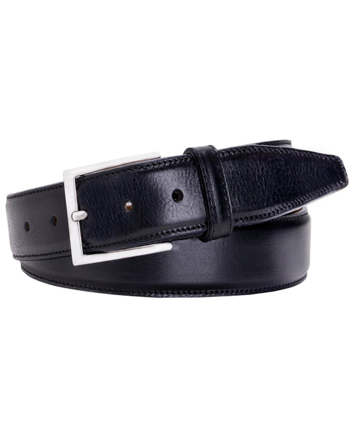 Profuomo kalfslederen riem-100% leer-HEREN SCHOENEN & RIEMEN-Zwart