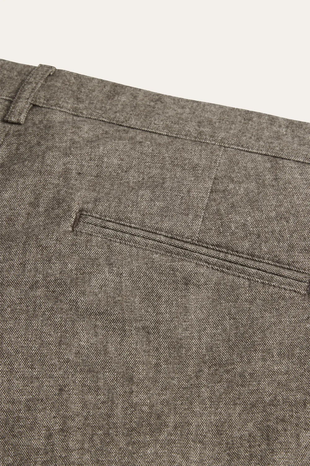 Profuomo Katoen Flannel Chino – Bruin-51% katoen, 31% polyester, 16% viscose, 2% elastaan-HEREN BROEKEN-Bruin