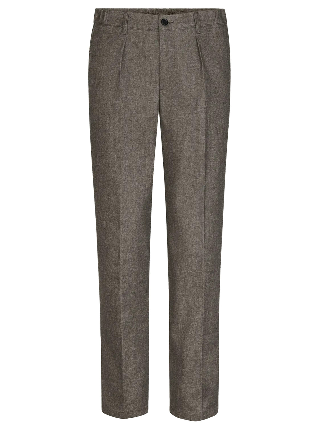 Profuomo Katoen Flannel Chino – Bruin-51% katoen, 31% polyester, 16% viscose, 2% elastaan-HEREN BROEKEN-Bruin
