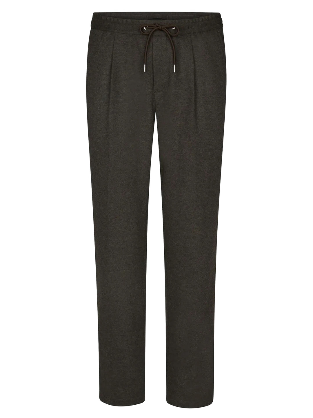 Profuomo Knitted Sportcord – Bruin-47% polyester, 20% wol, 16% nylon, 13% katoen-HEREN BROEKEN-Bruin