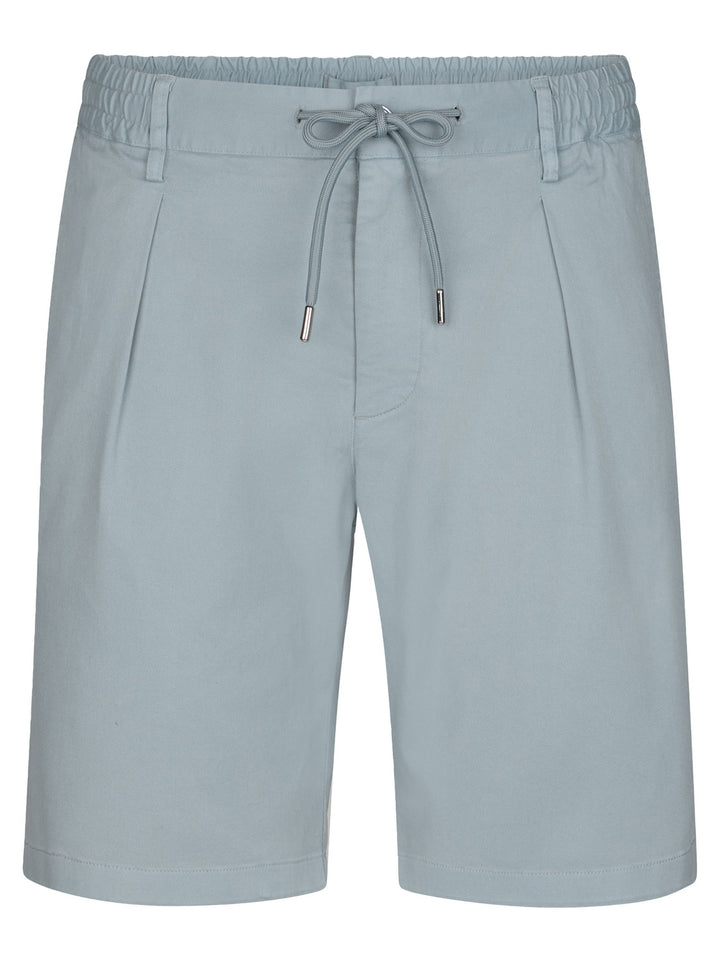 Profuomo Korte Broek Sportcord – Blauw-97% katoen, 3% elastaan-HEREN BROEKEN-Blauw