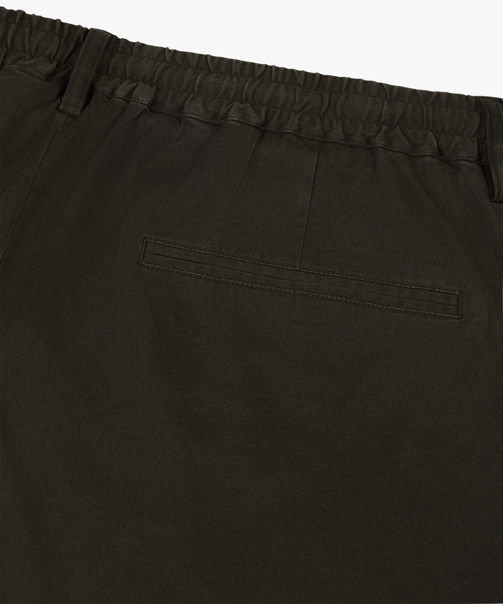 Profuomo Korte Broek Sportcord – Donkerbruin-97% katoen, 3% elastaan-HEREN BROEKEN-Bruin