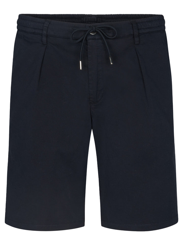 Profuomo Korte Broek Sportcord – Navy-97% katoen, 3% elastaan-HEREN BROEKEN-Blauw