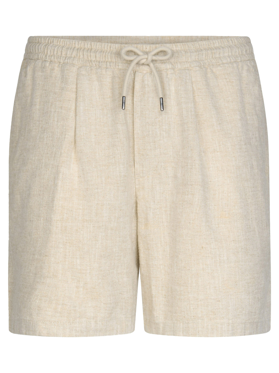 Profuomo linnen shorts – Beige-55% linnen, 45% katoen-HEREN BROEKEN-Beige