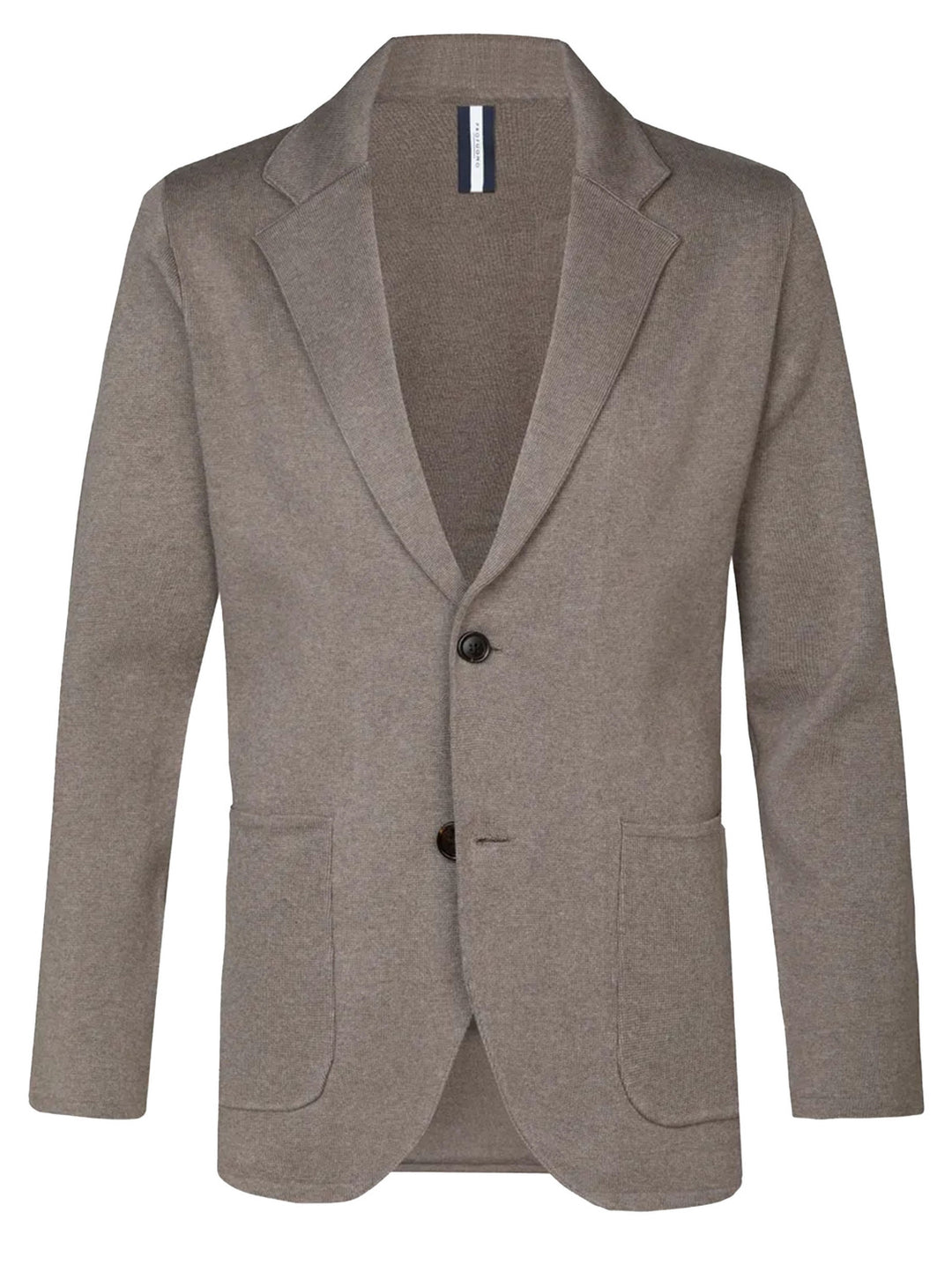 Profuomo luxury basic knitted colbert bruin-56% Lyocell / 20% Katoen / 20% Zijde / 4% Polyamide-HEREN PAKKEN & COLBERTS-B