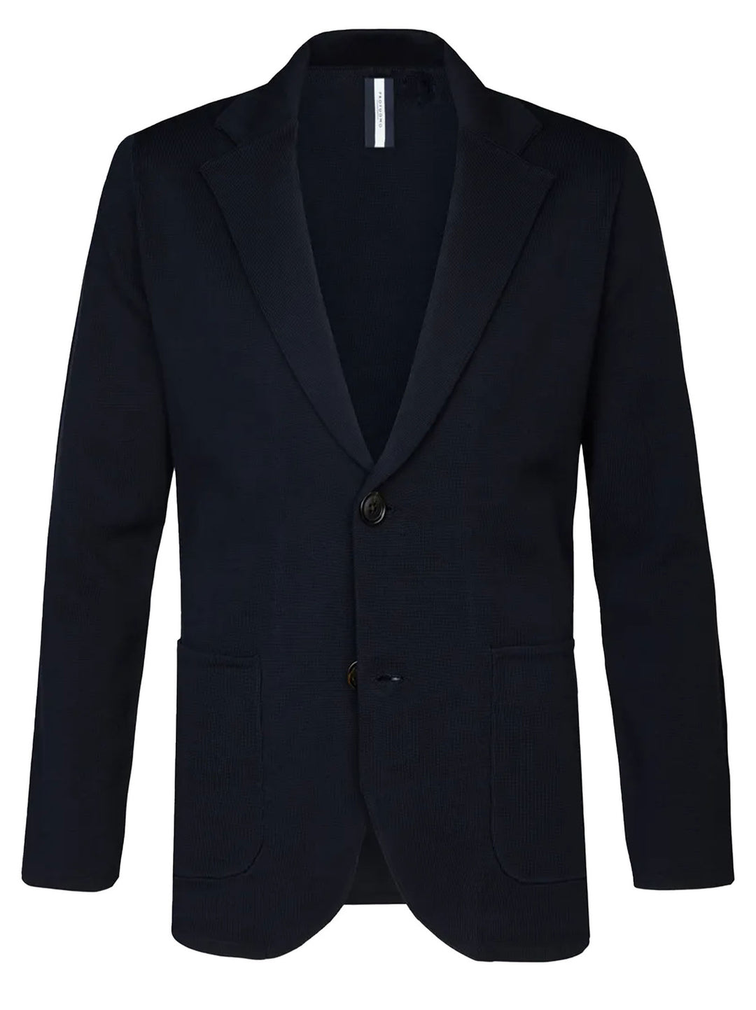 Profuomo luxury basic knitted colbert navy-56% Lyocell / 20% Katoen / 20% Zijde / 4% Polyamide-HEREN PAKKEN & COLBERTS-Bl