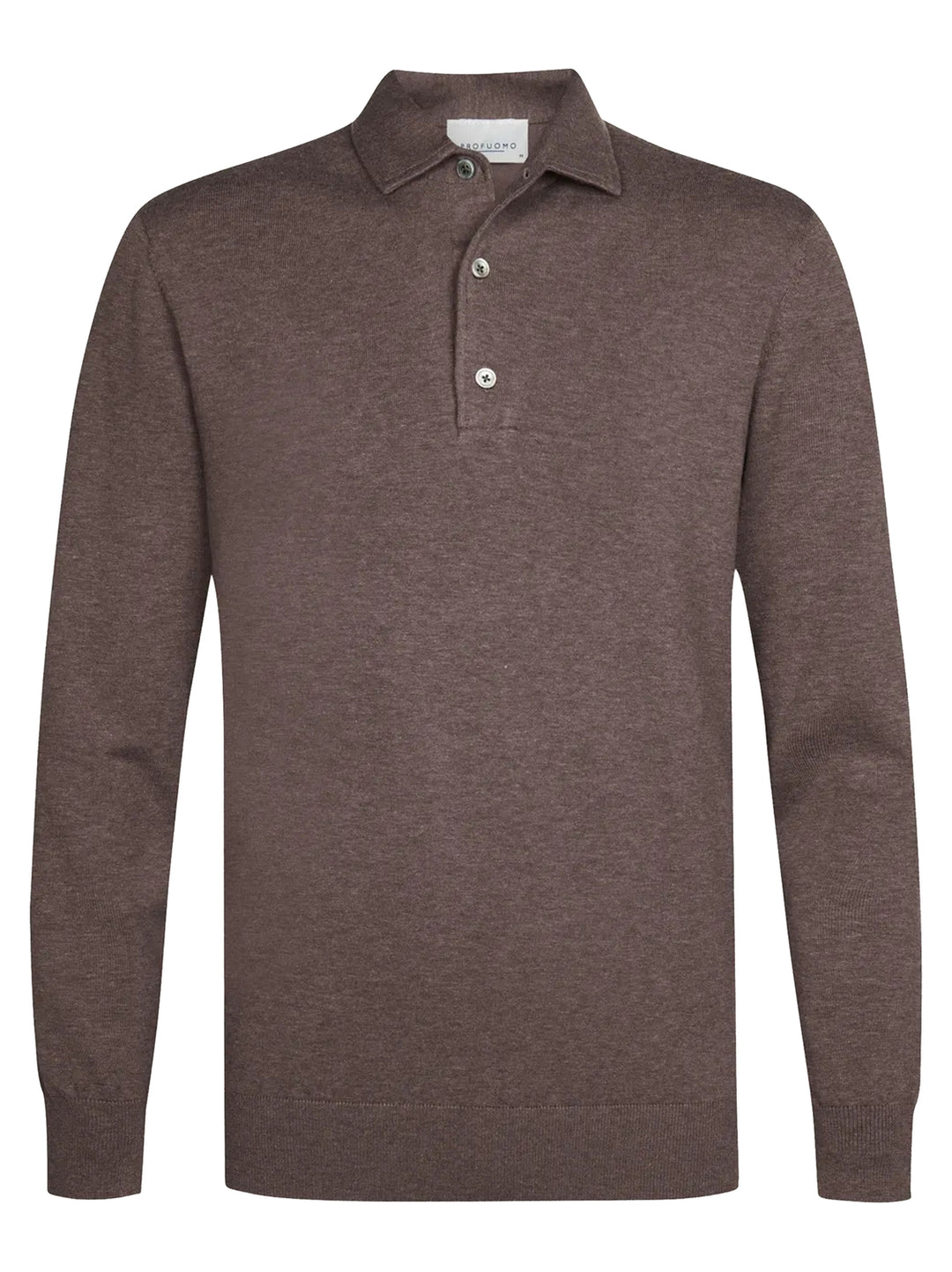 Profuomo Luxury Basic One Piece Polo – Aubergine-56% lyocell, 20% katoen, 20% polyamide, 4% zijde-HEREN TRUIEN & VESTEN-P