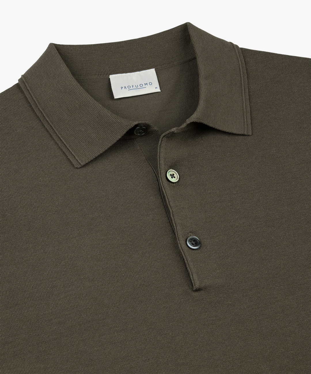 Profuomo Luxury Basic Polo – Bruin-56% lyocell, 20% katoen, 20% polyamide, 4% zijde-HEREN POLO'S & T-SHIRTS-Bruin