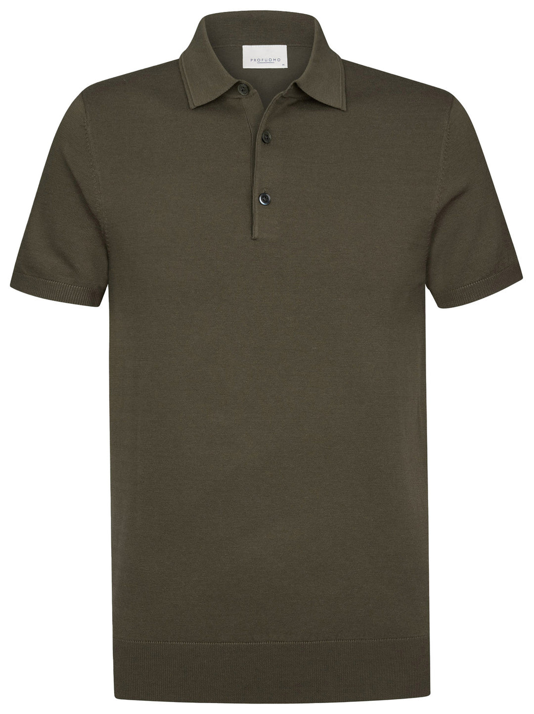 Profuomo Luxury Basic Polo – Bruin-56% lyocell, 20% katoen, 20% polyamide, 4% zijde-HEREN POLO'S & T-SHIRTS-Bruin