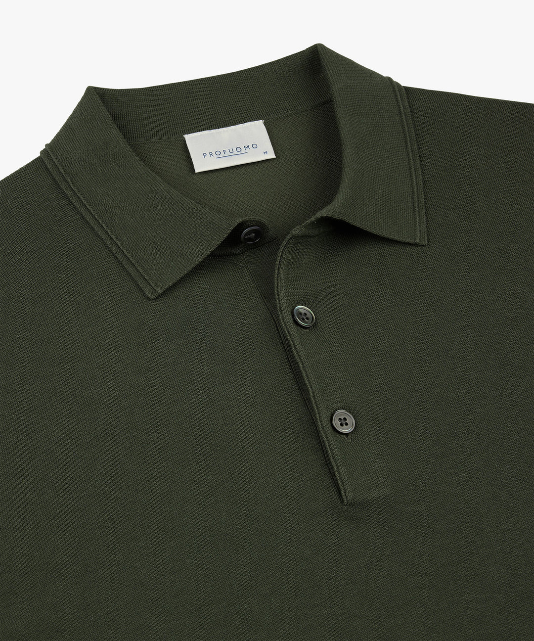 Profuomo Luxury Basic Polo – Groen-56% lyocell, 20% katoen, 20% polyamide, 4% zijde-HEREN POLO'S & T-SHIRTS-Groen