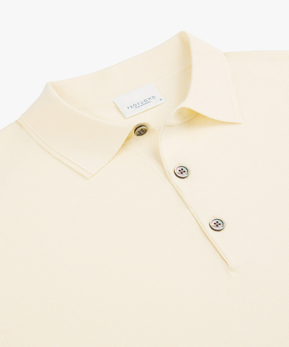 Profuomo Luxury Basic polo – Room-56% lyocell, 20% katoen, 20% polyamide, 4% zijde-HEREN POLO'S & T-SHIRTS-Room