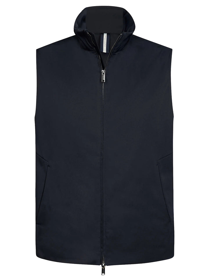 Profuomo Magnet Bodywarmer – Blauw-72% polyester, 28% elastomultiester<br />Voering: 100% polyester-HEREN JASSEN & JACKS-
