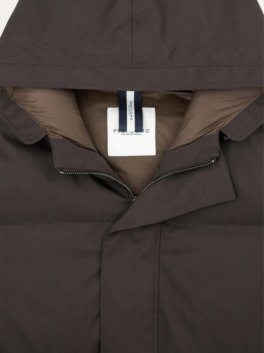 Profuomo Magnet Parka – Bruin-72% polyester, 28% elastomultiet-HEREN JASSEN & JACKS-Bruin