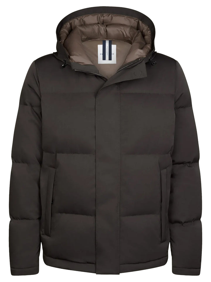 Profuomo Magnet Parka – Bruin-72% polyester, 28% elastomultiet-HEREN JASSEN & JACKS-Bruin